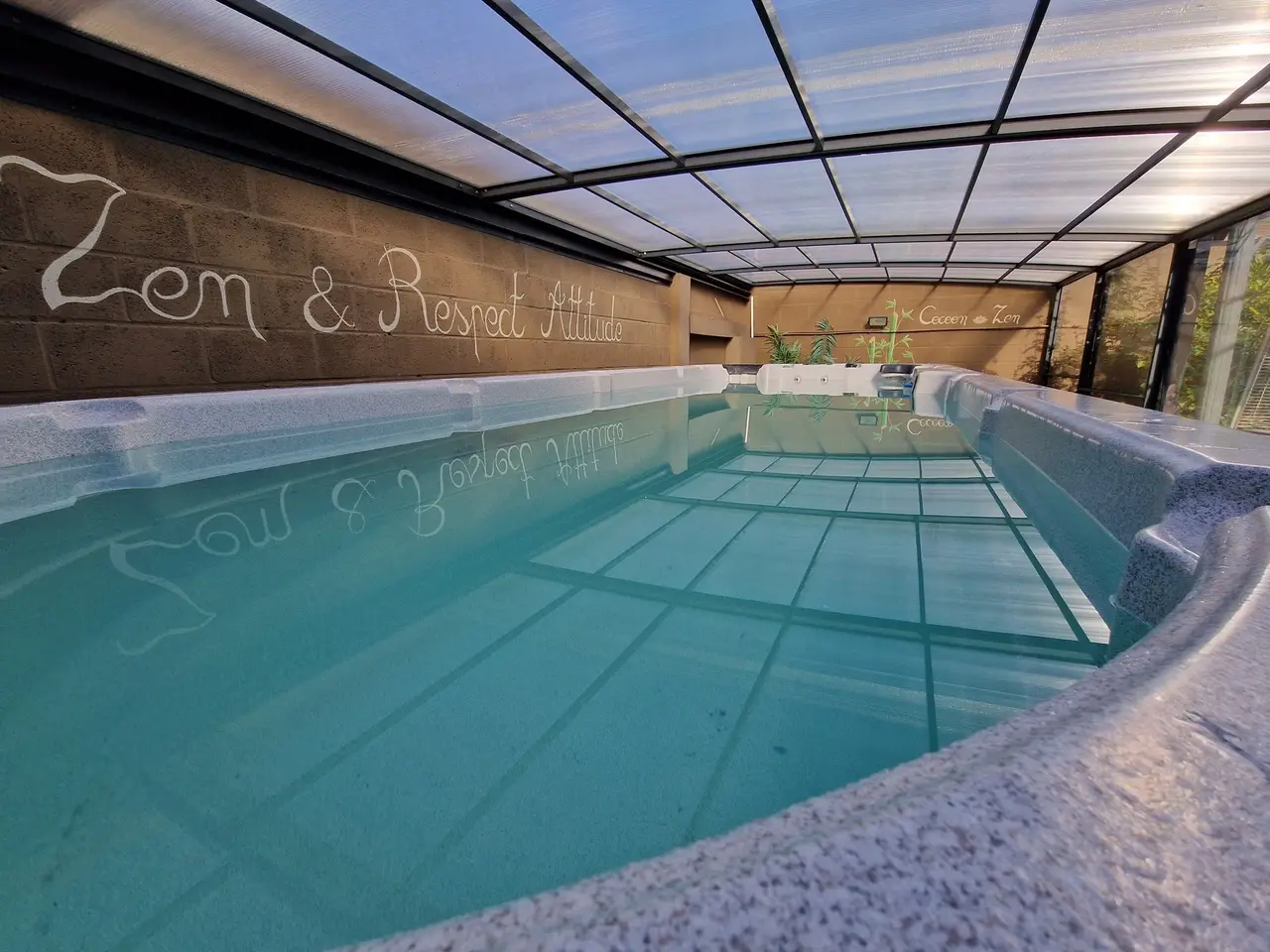 Spa avec fonction nage